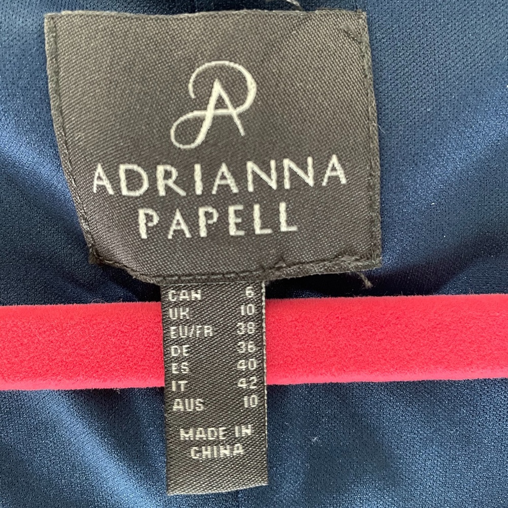 New with tags Adrianna Papell side ruched dress - Picture 3 of 9